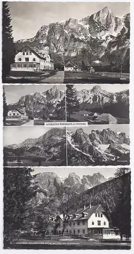 Österreich, Hotel Bodenbauer Hochschwab Steiermark, 3 gebr. sw-AK. #1761