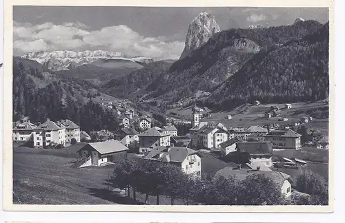 Italien, Ortisei St. Ulrich, Südtirol, sw Foto AK. #144