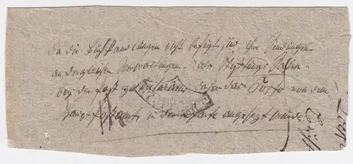 Württemberg, Fächerstpl. STUTTGART auf Postschein. #1983