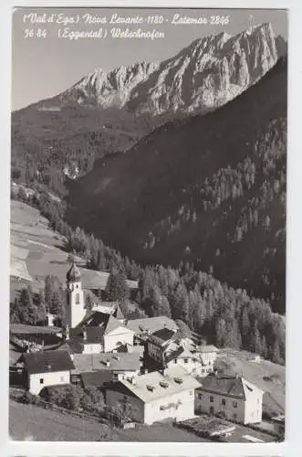 Südtirol, Welschnofen, Nova Levante, Eggental, gebr. sw- AK. #2411