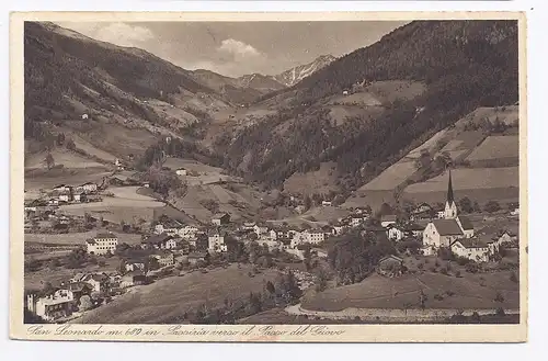 Italien, San Leonardo in Passiria Passeiertal, Südtirol Alto Adige sw-AK. #711