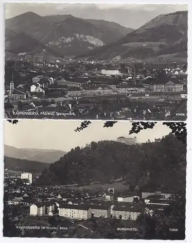Steiermark, Kapfenberg Mürztal, 2 gebr. Foto-AK  #403