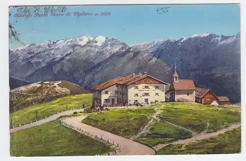 Italien, Südtirol, Albergo Passo Giovo di Vipiteno, Sterzing gebr. Farb AK. #175