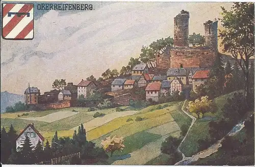 Obergreifenberg Schmitten, gebr. Farb-AK. #1486