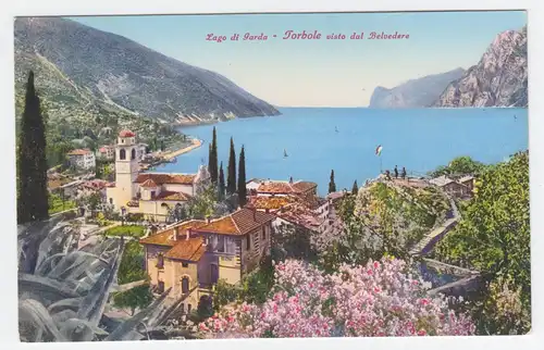 Italien, Torbole, Lago di Garda, Gardasee, ungebr. Farb AK. #1467