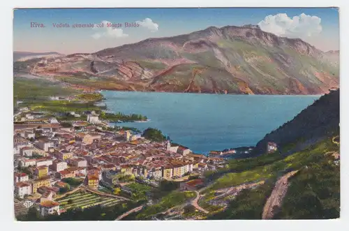 Italien, Riva, Lago di Garda, Gardasee, ungebr. Farb AK. #1141