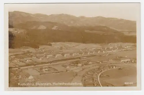 Österreich, Steiermark, Kapfenberg Hochschwabsiedlung, Luftbild Foto AK.  #2238