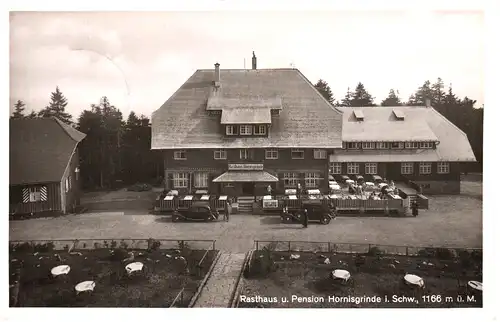 Seebach, Rasthaus u. Pension Hornisgrinde, 1938 gebr. sw-AK.