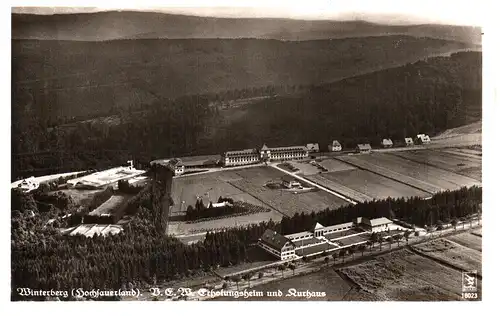 Winterberg, Erholungsheim Luftaufnahme, 1941 gebr. sw-AK.