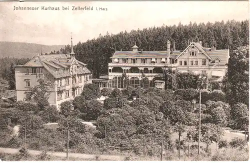 Johanneser Kurhaus b. Zellerfeld, gebr. sw-AK.