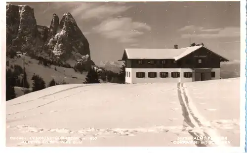 Seiseralm, Pension Corradini, gebr. sw-AK.