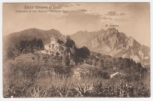 Italien, Lombardia, Zucco Dintorni di Lecco, ungebr. sw-AK. #1854