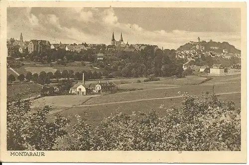 Montabaur, 1927 v. Wallmerod gebr. sw AK 