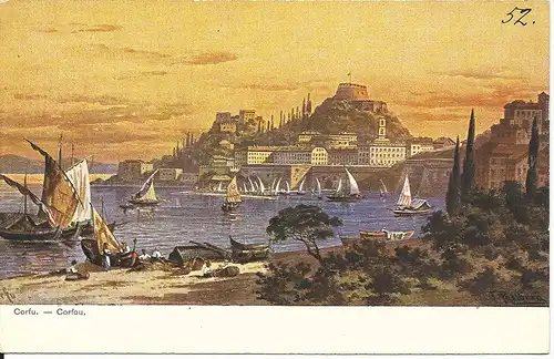 Griechenland, Corfu, ungebr. Farb-AK