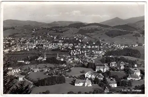 Schweiz, Herisau, 1944 gebr. sw-AK