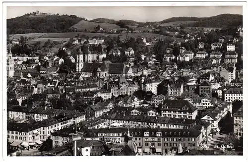 Schweiz, St. Gallen, 1939 gebr. sw-AK