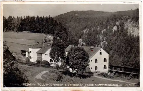 St. Peter-Freienstein, Erholungsheim Tollinggraben, gebr. Steiermark sw-Foto-AK