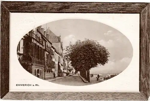Emmerich a. Rh., 1916 gebr.Foto-sw-AK m. Randprägung