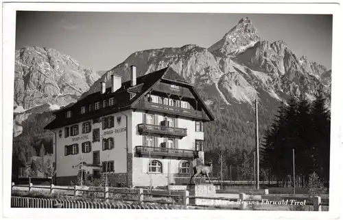 Österreich, Ehrwald, Hotel Maria Regina, gebr. sw-AK