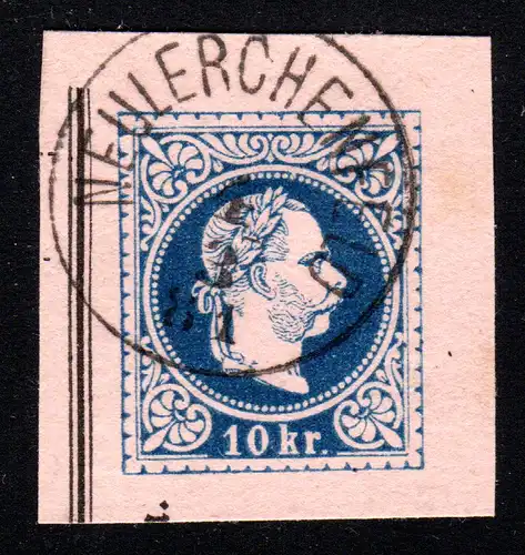 Österreich, NEULERCHENFELD, klarer Niederösterreich-K1 auf Briefstück