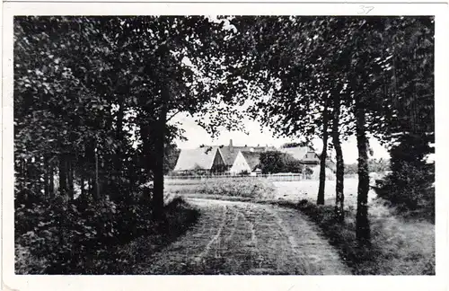 DDR 1958, Landpost Stpl. BLANKENHAIN über Crimmitschau auf AK m. 10 Pf. 