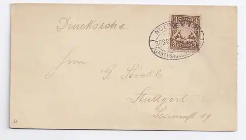 Bayern 1896, Nürnberg Landesausstellung, Sonderstempel auf Drucksache!. #1398