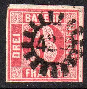 Bayern, MR 422 REICHERTSHOFEN auf breitrandiger 3 Kr.
