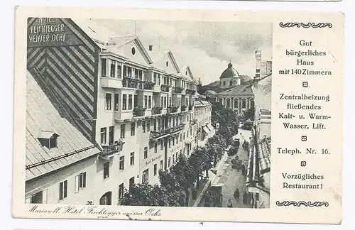 Steiermark, Mariazell, Hotel Feichtegger Weisser Ochs, Gasthaus sw-AK #919