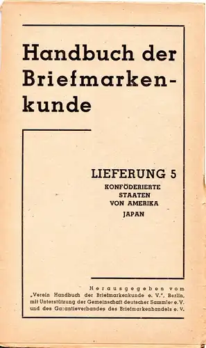 USA Konföderierte Staaten, Neues Handbuch lose Seiten 377-502 komplett.