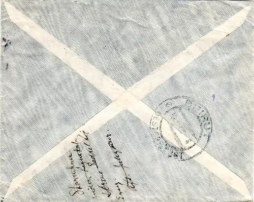 Dänemark 1906, 20 öre auf Brief v. Kopenhagen n. Damaskus Syrien