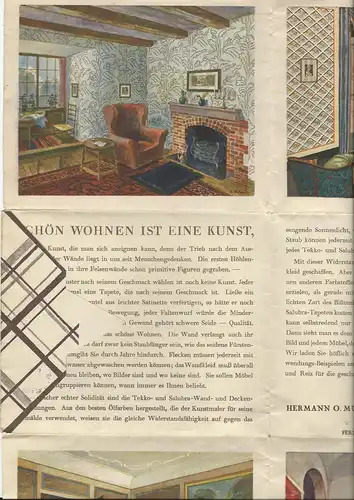 DR 1926, illustrierte Werbung Reklame Falt Drucksache v. Hamburg. #S394
