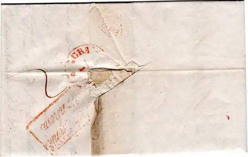 Preussen 1844, K2 KETTWIG auf Franko Brief n. den Haag, NL