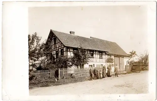 Bayern 1912, Posthilfstelle NEUSITZ Taxe Rothenburg a.Tbr. auf Foto-AK m. 5 Pf.