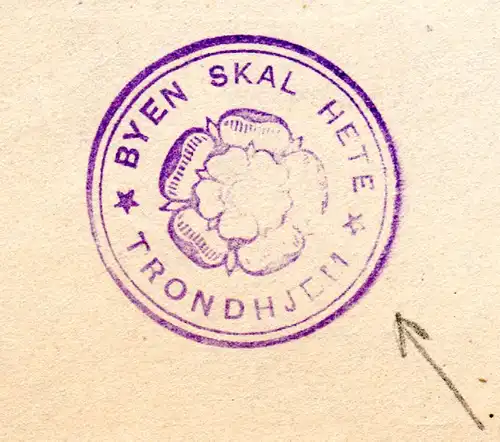 Norwegen 1929/30, 2 Briefe (1mal NIDAROS) m. Propaganda Stempel f. Trondhjem. 