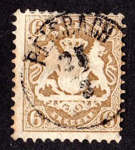 Bayern 24 X, 6 Kr. m. X-WZ u. zentr. kl. Einkreiser REISBACH. Geprüft.
