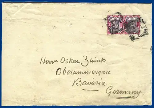 GB 1904, cover with high Edward VII franking #S66