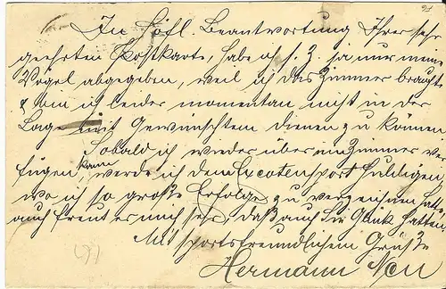 Schweiz 1898, Frageteil Ganzsache als Antwort v. Bayern zurück n. Luzern. RRR!