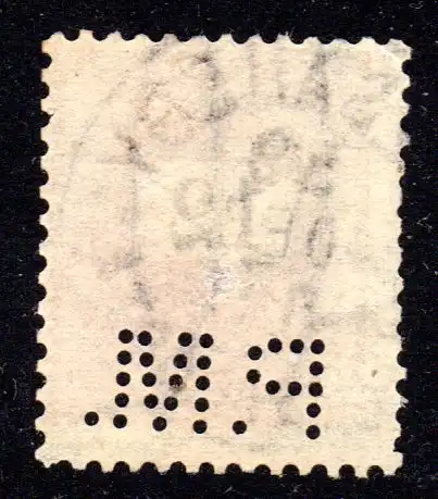 Ungarn 1899, gest. 12 Kr. m. perfin Firmenlocheung P.M.