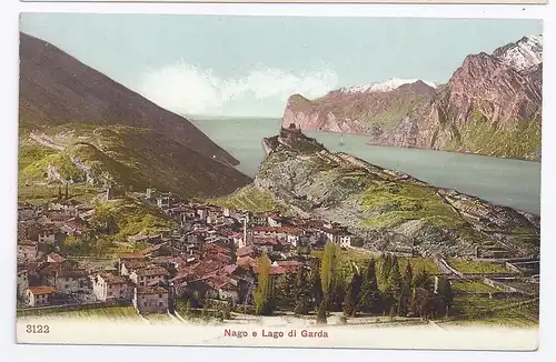 Italien, Nago Torbole, Naag Turbel, Lago di Garda, Südtirol  Farb AK. #860