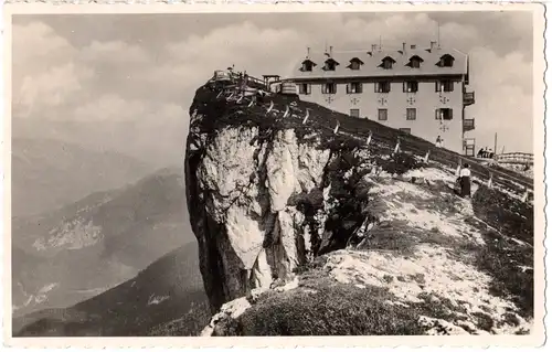 Österreich, Schafbergspitze m. Hotel, 1938 gebr. sw-AK