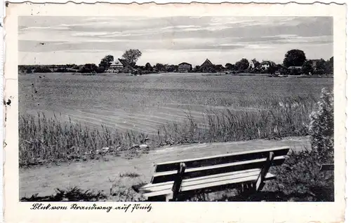 DR 1936, Landpost Stpl. KLINGBERG über Pönitz auf sw-AK m. 6 Pf.