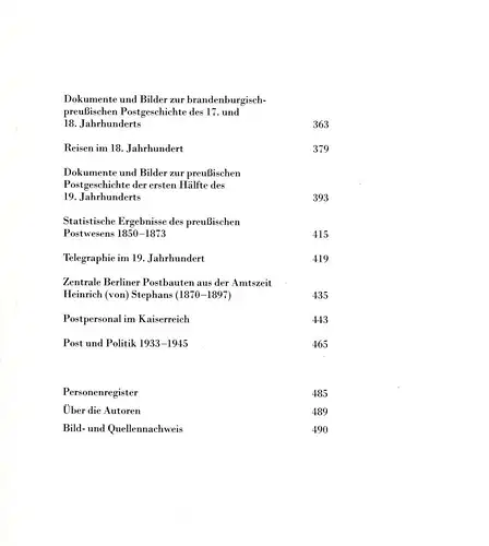 Lotz, Wolfgang, Deutsche Postgeschichte. Essays und Bilder (1989), 490 S.