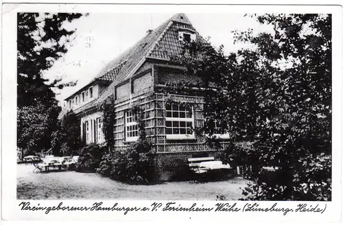 Reppenstedt, Ferienheim Weihe, 1952 gebr. sw-AK