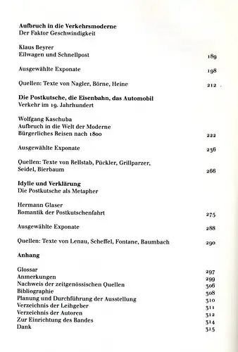 K. Beyrer (Hrsg.), Zeit der Postkutschen. Drei Jahrhunderte Reisen 1600-1900 