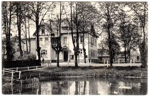 Ahrensburg, Gemeindehaus m. Spar- & Leihkasse, 1909 gebr. sw-AK