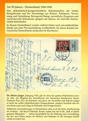 Jaeger, Dr. H., Deutschland 1944-45 Eine zeitgeschichtl.-philatel. Dokumentation