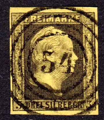 Preussen, breitrandige 3 SGr. m. klarem Stpl. 54 Aschersleben