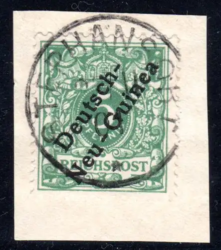 DNG 2, 5 Pf. auf Briefstück m. Stpl. Stephansort