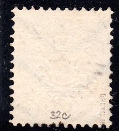 Bayern 32c, 1 Kr. hellgelbgrün m. WZ "weite Welle" u. klarem K1 München. Geprüft