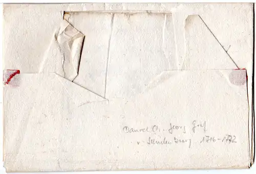 Belgien ca. 1760, L1 BRUXELLES auf Brief n. Luckulm m. Vermerk fo. Braunschweig